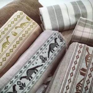 Hand-Woven Natural-Dyed Cotton Apparel